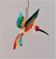 Preview: Hängevogel - Kolibri /klein (rot-gelb-türkis)